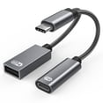 thumbnail image 2 of Adaptador multifunción dos en uno, carga rápida, tipo C, transferencia USB, adaptador OTG 2 en 1 para iPad, 2 of 5