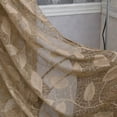 thumbnail image 5 of Floral Linen Semi Sheer Curtains 100 Inches Long 2 Panels for Living Room Bedroom Grey Farmhouse Flower Patterned Light Filtering Textured Grommet Top Window Treatments Drapes, 40x100 Inches, 2 Pack, 5 of 6