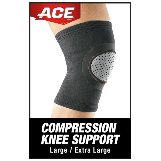 ACE Brand Compression Knee Support, Large/Extra Large, Black Walmart