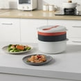 thumbnail image 2 of AMERTEER Food Steamer Steaming Heat Insulation Safe High Temperature Resistant Silicone Steamer, 2 of 5