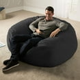 thumbnail image 7 of Jaxx 5 Foot Saxx - Big Bean Bag Chair for Adults, Black, 7 of 7