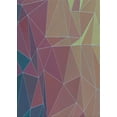 thumbnail image 1 of Ahgly Company Tapis d'Intérieur Lavables en Machine, Rectangle de Transition, Poussière de Rose Violette, 8' x 10', 1 of 7