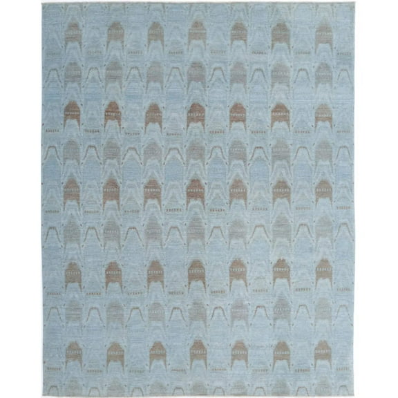 Hand Knotted Fine Serenity Wool Rug - 8'9'' x 11'1''