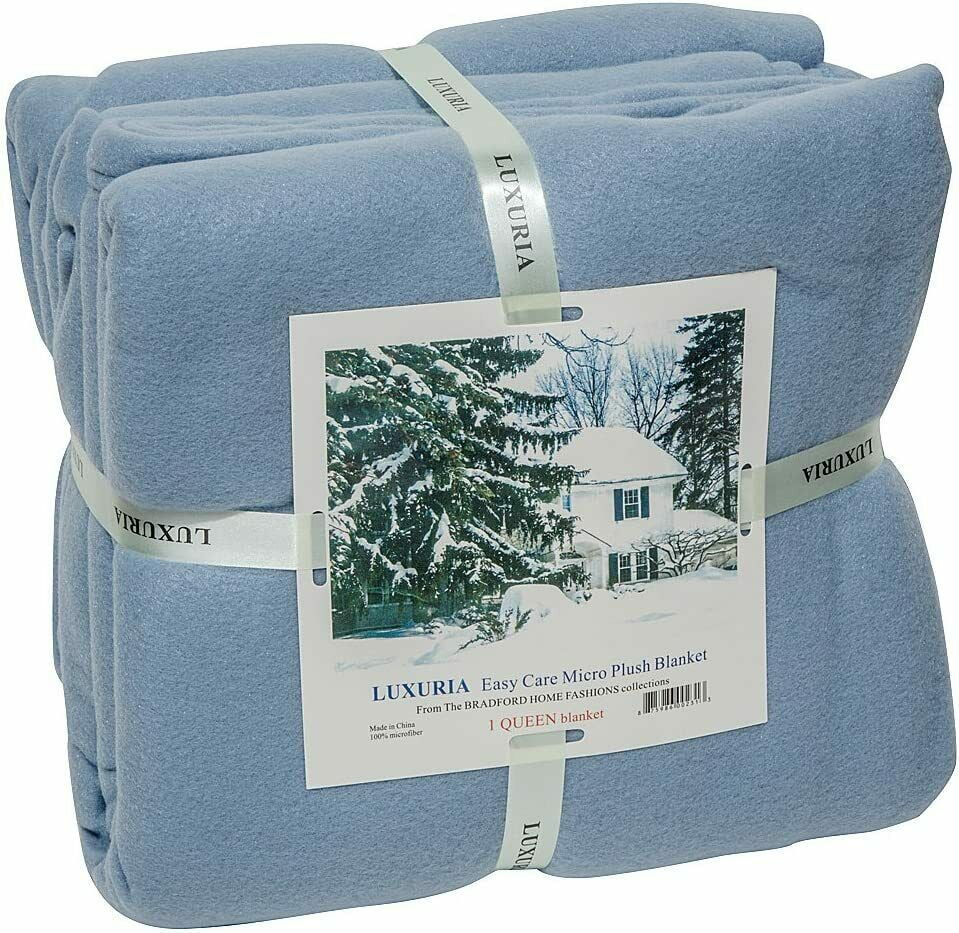 EXTRA SOFT LUXURIA MICRO PLUSH BLANKET, KING SIZE, LIGHT ...