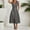 Grey, variant on Women's Casual Dress Sleeveless Leather Zip Long Dress For Daily Vacation Stylish Solid Color Design Comfortable Fashion Outfit Dresses for Women plus Size Elegant Dress for Women Womens Summer