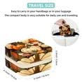 thumbnail image 5 of Thanksgiving Pumpkin Travel Portable Square Jewelry Organizer: Necklace Holder, Bracelet Holder, and More for Stylish Girls and Women, 5 of 6