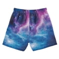 thumbnail image 7 of FORMRS Boys Swim Trunks Quick Dry Mesh Liner Boardshorts Sizes XS-XL, Galaxy Pattern, 7 of 7