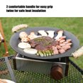 thumbnail image 3 of Poêle à Griller Ronde, Poêle à Griller Coréenne Cuisson Rapide et Uniforme avec Fil pour la Maison, 3 of 7