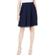 thumbnail image 1 of maison Jules Falda plisada adornada para mujer, azul, XS, 1 of 2