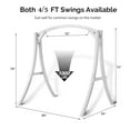 thumbnail image 6 of Ktaxon Heavy Duty Swing Frame, 1000lb Capacity A-Frame Stand for Indoor Outdoor Use, White, 6 of 10