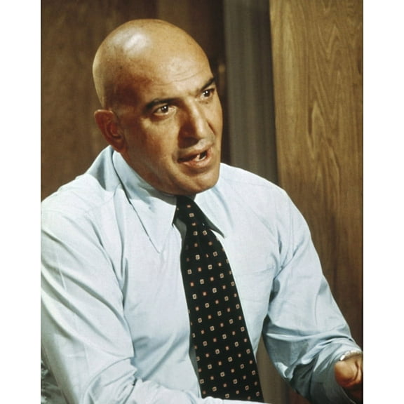 Telly Savalas In Outfit And Tie As Theo Kojak 24X36 Classic Hollywood Poster