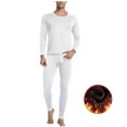 thumbnail image 3 of Tawop Thermal Underwear for Men Fleece Lined Long Johns Warm Top and Bottom Set Base Layer Outfits, 3 of 6