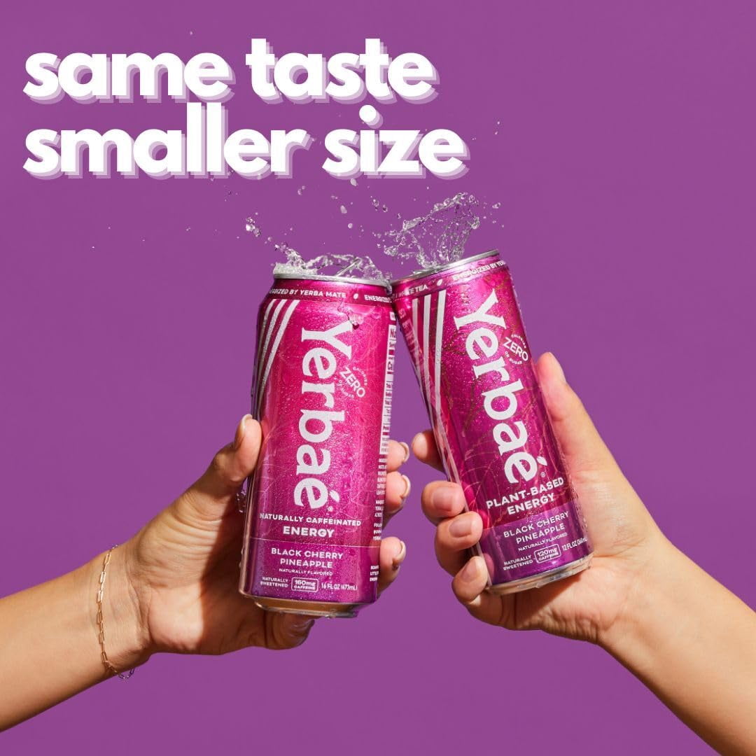 (Pack Of 12) Yerbae Water Sparkling Black Cherry Pineapple 12 Fo