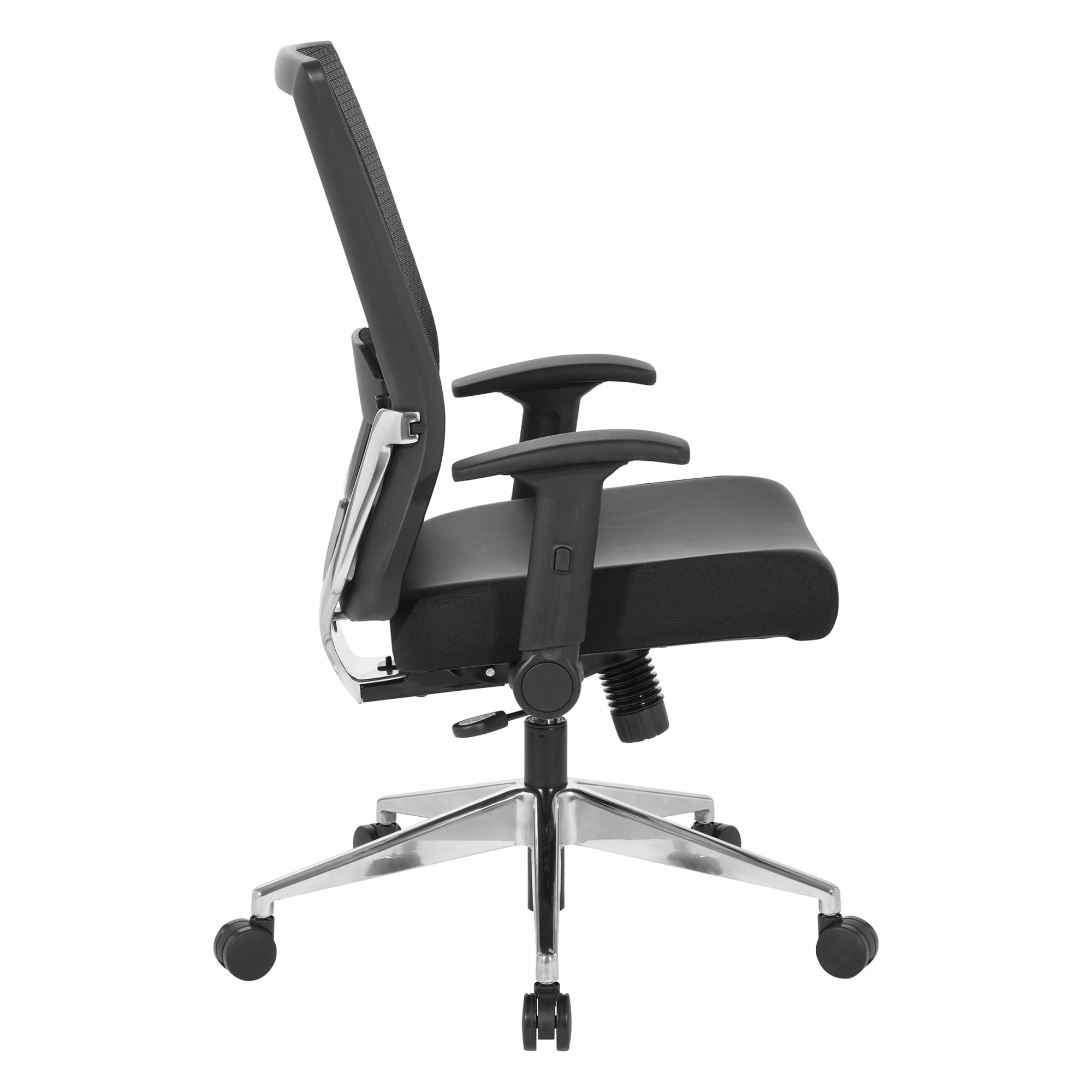 Black Matrix Back Manager's Office Chair with Black Bonded Leather Seat