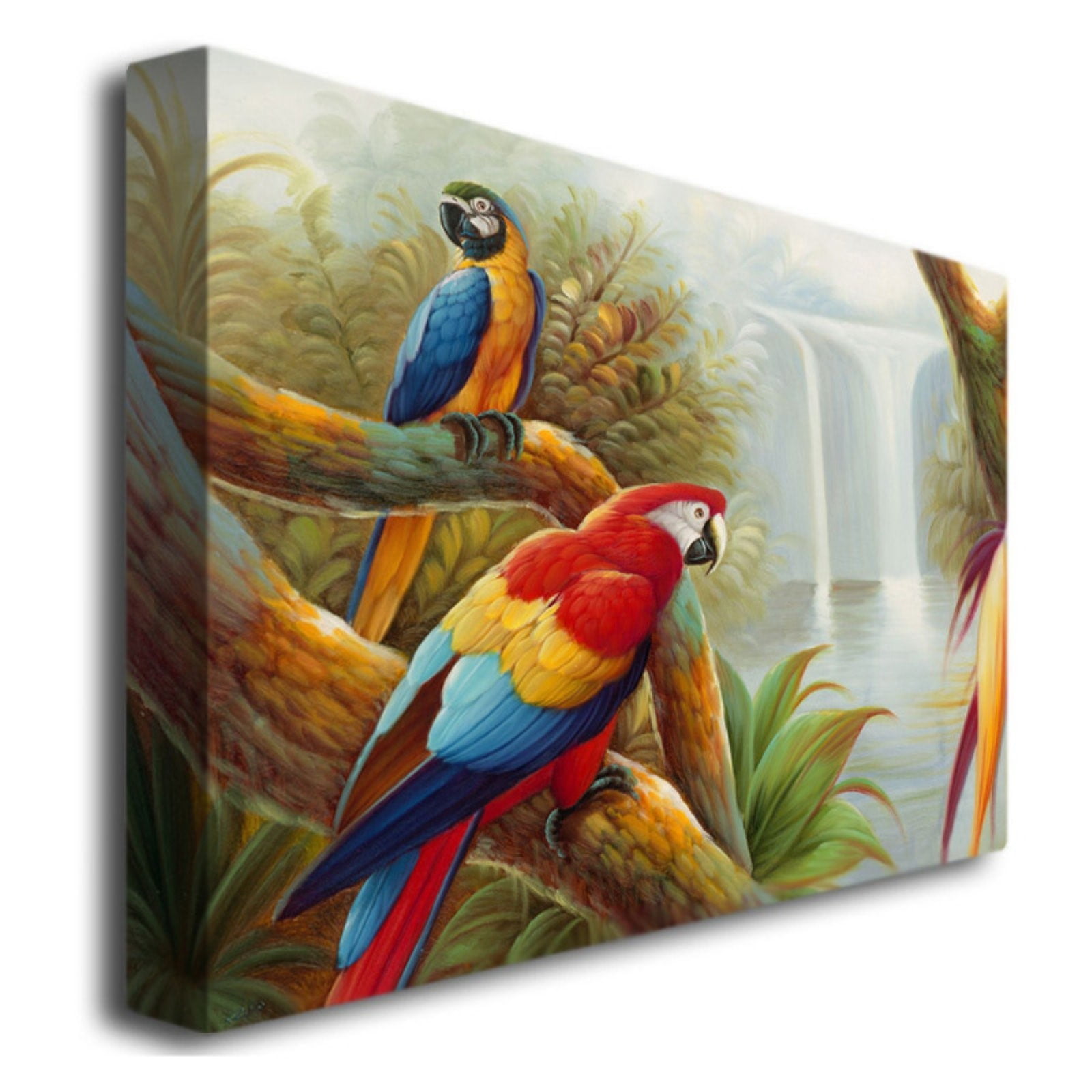 Trademark Fine Art "Amazon Waterfall" Canvas Art