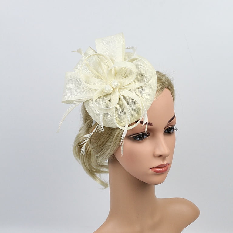 YVNAURA Vintage Handmade Women Fascinator Hat for Tea Party  display picture 1