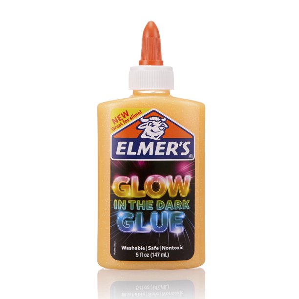 Elmer's GlowintheDark Liquid Glue, Great for Making Slime, Washable