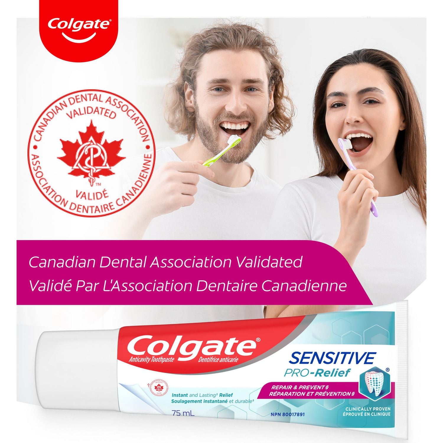 Colgate Sensitive Pro-Relief Repair & Prevent Toothpaste, 75 mL