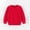 Red, variant on Tranfacy Middle Big Kids Boys Girls Fall Sweatshirts Pullover Casual Solid Long Sleeve Round‑Neck Layering Daily Outfit Tops for 2‑11 Years Old