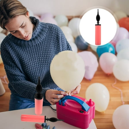 EXHUMKY Balloon Pump Inflate 4Pcs Set Random Color for Kids and
