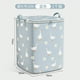 thumbnail image 5 of Bolsa de almacenamiento de colchas de gran capacidad | Organizador de tejidos no tejidos duraderos | Cierre con cremallera y sellado | Caja de almacenamiento plegable con doble asa | 48x44x48 cm, 5 of 7