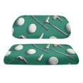 thumbnail image 6 of Garronmavis Golf Club Green Golf Cart Seat Covers Accessories for All Seasons Universal Fit Split Backrest Front Seat Cover for Heat Protection Decor Accessiores for Interior, 6 of 6