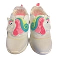 thumbnail image 2 of Carter's Toddler Girl's Light Up Velcro Strap Pull On Sneaker (Unicorn, 8), 2 of 7