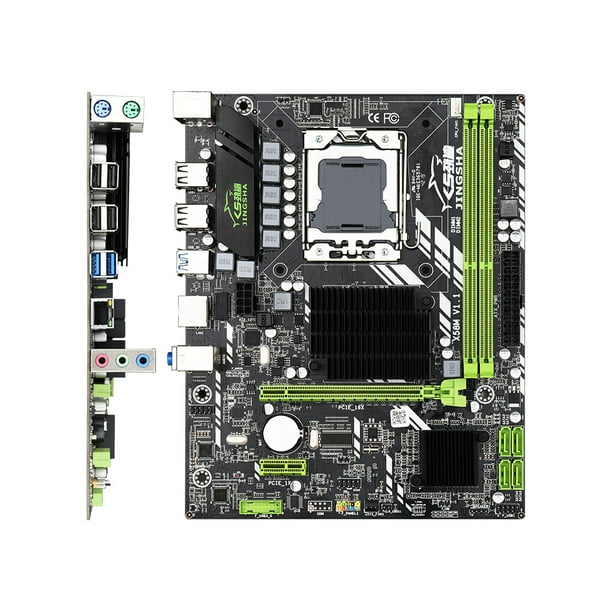 Jingsha X58 Motherboard i7 5675 DDR3 1366PIN Mainboard Support RECC Walmart