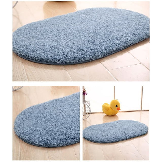 Carpet Bath Mat Microfiber Non Shaggy Bath Rug Soft Absorbent Machine Washable for Bathroom Tub Shower Floor