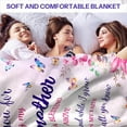 thumbnail image 4 of LHSHID Godmother Gift Godmother Gifts Blanket Godmother Gifts from Godchild Christian Gifts for Godmother Baptism Gifts for Godmother Ideas Godmother Blanket 40"x50", 4 of 8