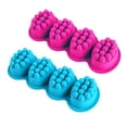thumbnail image 1 of 2 uds., Molde de cepillo de masaje de 4 cavidades, molde de silicona ovalado para jabón, molde de barra para molde para hornear pasteles de jabón hecho a mano DIY, 1 of 7