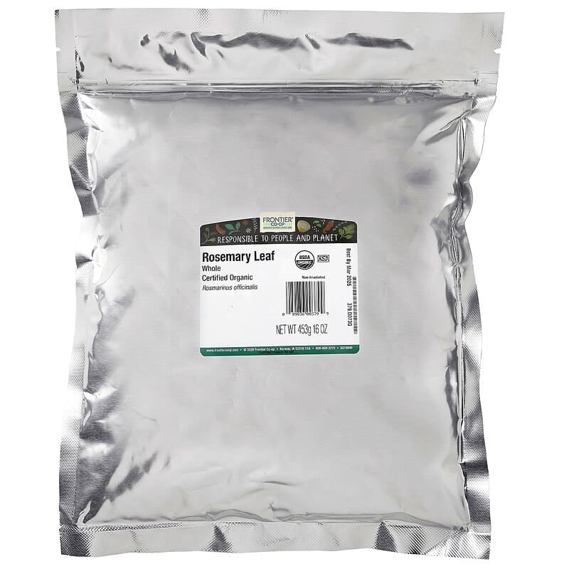 Frontier Co-Op, Organic Whole Rosemary Leaf, 16 oz (453 g) Pack of 3