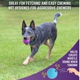 thumbnail image 4 of Pelotas Chew King Fetch de juguete para perros, duraderas, de caucho natural, 4 of 18