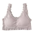thumbnail image 3 of Hrsba Womens Plus Size Bra,Seamless Beautiful Back Wrap Top No Steel Ring Sexy Lace Underwear Sports,Womens Casual Summer Bra,Womens Bra, 3 of 4