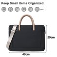 thumbnail image 4 of Bolsa para computadora portátil de tela Oxford, bolsa protectora ligera a prueba de golpes para computadora, bolsa multifuncional para computadora portátil, 4 of 5