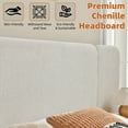 thumbnail image 4 of Zanmintaobo Queen Size Luxury Bed Frame,Upholstered Headboard,Storage Drawers Built-in Nightstand Components,No Box Spring Needed,Easy Assembly,Cream, 4 of 11