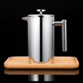 thumbnail image 3 of Cafetière 800ml, Presse Française en Acier Inoxydable à Double Paroi, 3 of 4
