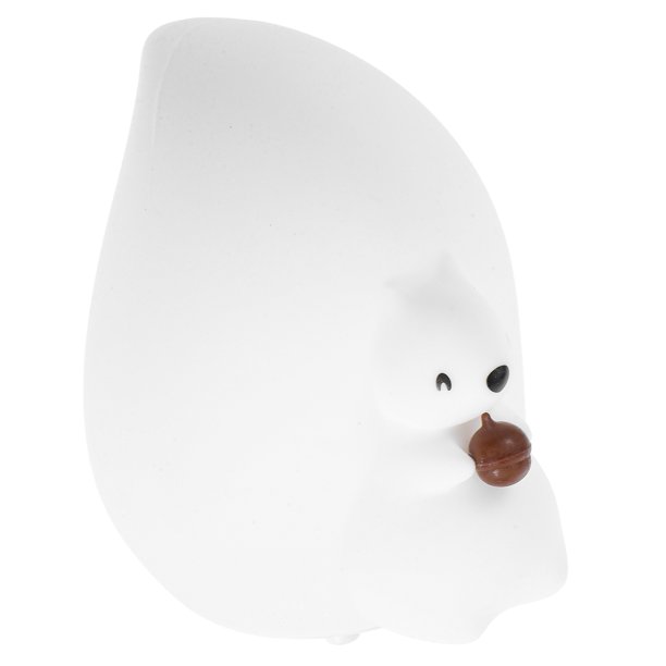 BRIGHTFUFU 1 UNIDS ARQUERACIÓN DE CASA DE LA CASA PAT LED LED NUESTRA LUZ USB CARGA DE SILICONA SQUIRREL PAT LÁMPARA