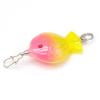 Lámpara de peces LED Lámpara de señuelo subacuático colorida Rotación de PVC 360 (rosa)