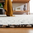 thumbnail image 4 of SAFAVIEH Marbella Fabiana Geometric Area Rug, Black/Ivory, 3' x 5', 4 of 10