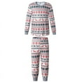 thumbnail image 1 of Ensemble de Pyjama pour Enfant Adulte Hommes Femmes Hibou de Noël, 1 of 6