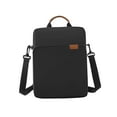 thumbnail image 2 of Esquirla Tablet Single Shoulder Bag Carrying Case Protective Smoothly Zipper Oxford Cloth L Black, 2 of 8