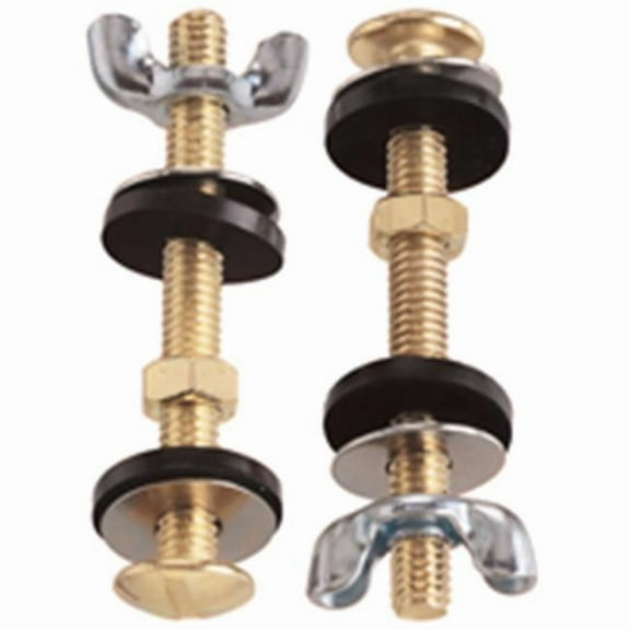 Plumb Pak PP835-18 Steel Toilet Tank Bolt - 0.31 x 3 In.-