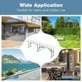 thumbnail image 3 of Spaco Portable Camping Kitchen Table with Storage Shelves-Gray,  Folding Table for Patio Pool Park Outdoor, 3 of 9