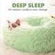 thumbnail image 3 of Dog Bed,Calming Cat Beds Small Washable Pet Bed Round Plush Donut Puppy Bed Dog Cushion Machine washable Fruit green (40cm*20cm), 3 of 4