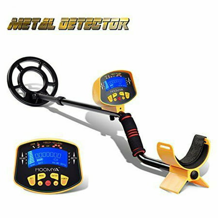 URCERI GC-1028 Metal Detector High Accuracy Waterproof 2 Modes Outdoor Gold Digger with Sensitive Search Coil LED Display for Beginners Professionals, (Best Metal Detector For Gold And Silver Coins)