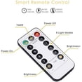 thumbnail image 2 of 10M 100LED Cadena de Luces, Alambre de Cobre Luces de Cadena con Pilas con Control Remoto para Fiesta de Carnaval Cumpleaños Boda Fiesta Jardín IP65 - Blanco Cálido [Clase de eficiencia energética, 2 of 5