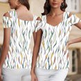 thumbnail image 7 of Pohista Womens Tops Summer Cotton V Neck T Shirts for Women Cotton Womens Summer Blouses Plus Size Womens Summer Tops Short Sleeve Round Neck, 7 of 7