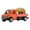 Orange, variant on Green Inertia Toy Car Model Hamburger Themed Design Simulation Food Truck With Openable Doors Cute Fast Food Decor For Kids Boys Children Slide Play Gift