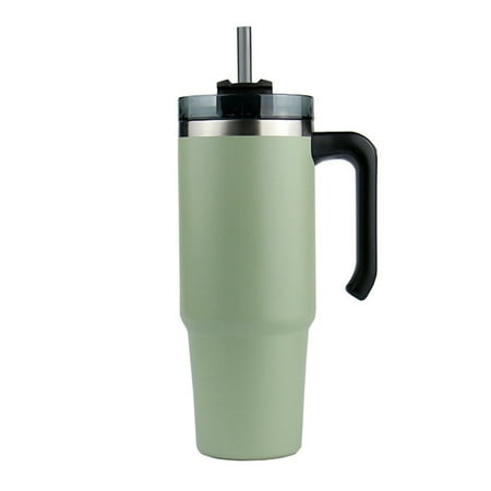 

Mug Tumbler 20oz Vacuum Insulated Cups with Handle/Lid/Straw Keeps Cold up to 24 Hours Sweat Proof Dishwasher Safe BPA Free Coffee Mug/Travel Cups/Car Using